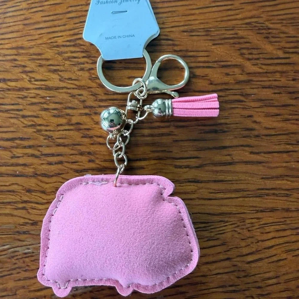 NWT van rhinestone keychain purse bag accessory boho summer beach